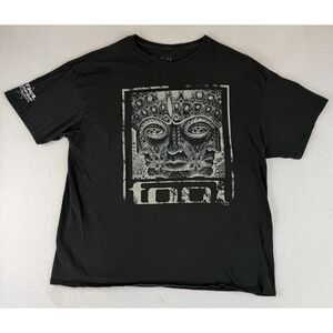 Tool Metal Band 10,000 Days Black Tour Three Face T Shirt Sz XXL Los Angeles CA